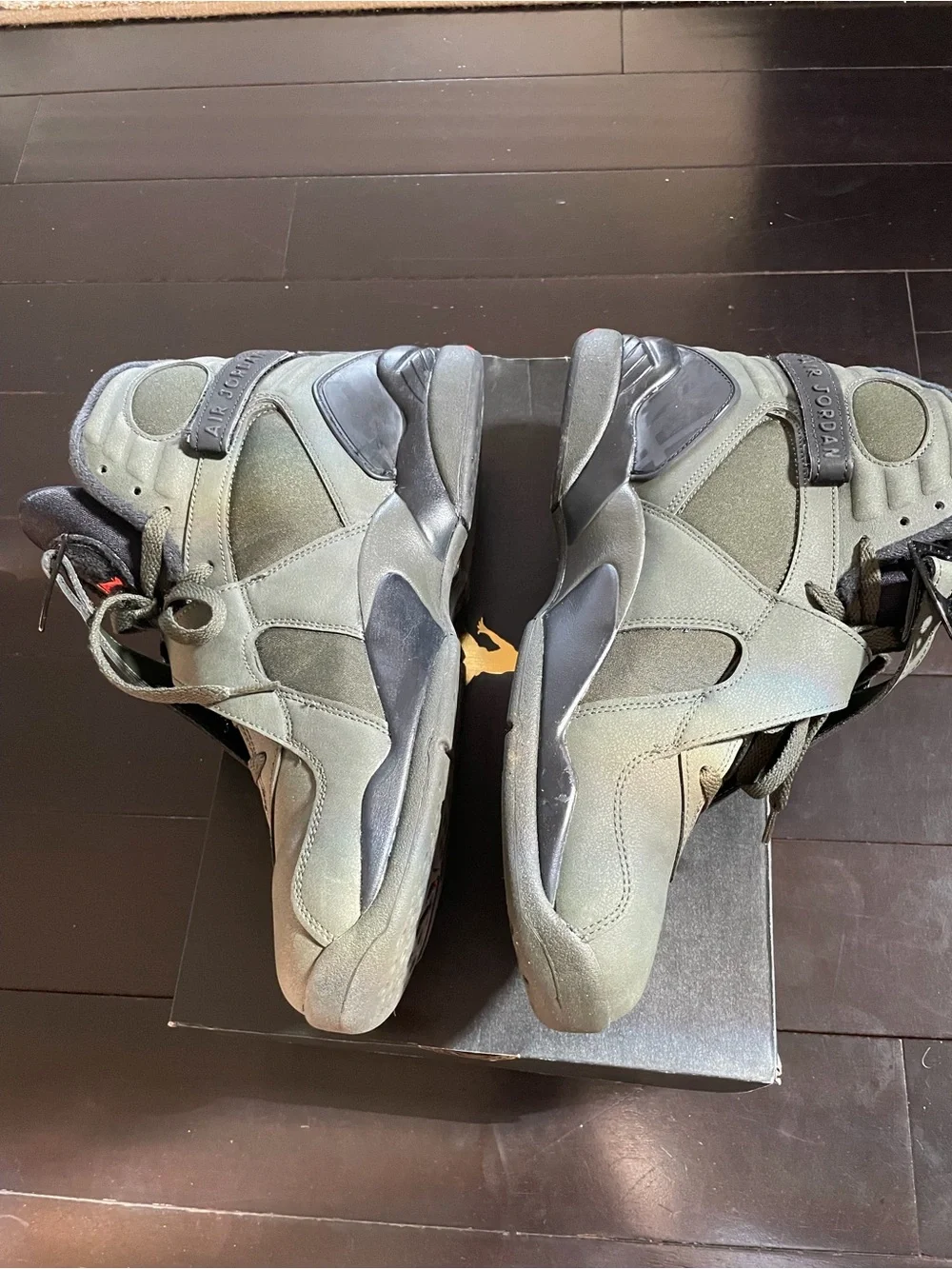 Air Jordan 8 Retro “Take Flight” - Size 11.5 - Black/Olive